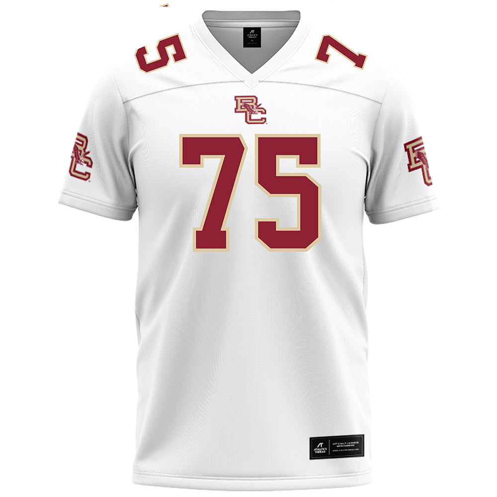 Boston College - NCAA Football : Pape Sy - White Football Jersey-0
