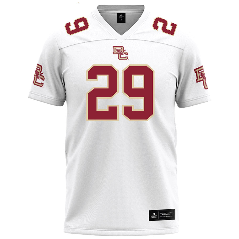 Boston College - NCAA Football : Cameron Martinez - White Football Jersey