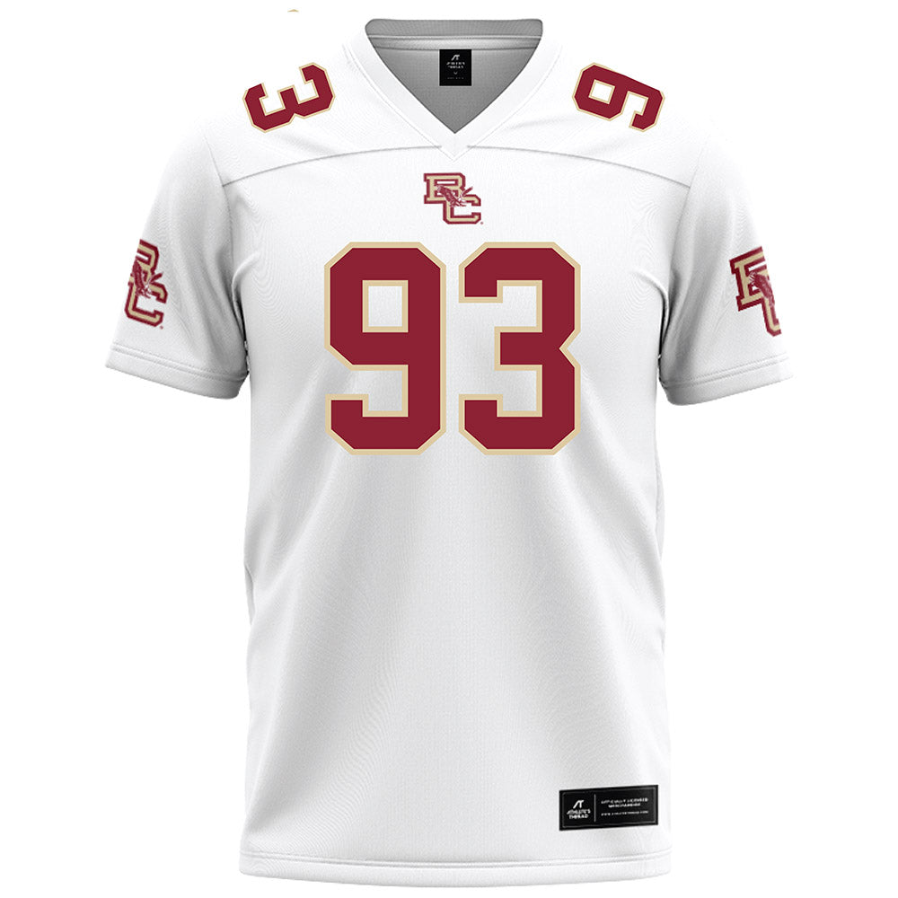 Boston College - NCAA Football : Owen Stoudmire - White Football Jersey