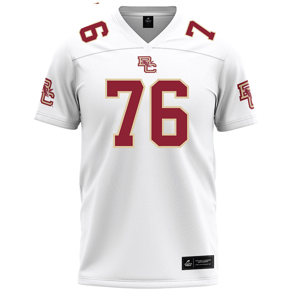 Boston College - NCAA Football : Tanner Chlupsa - White Football Jersey