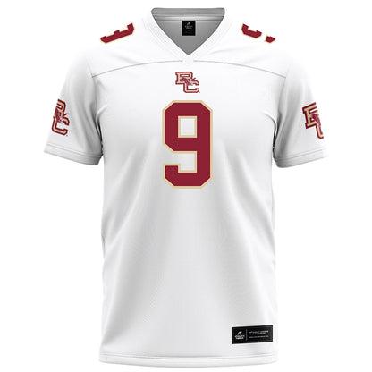 Boston College - NCAA Football : dylan lonergan - White Football Jersey-0