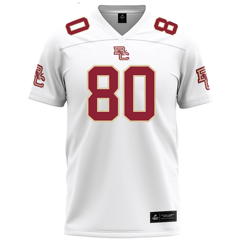 Boston College - NCAA Football : Martin Laham - White Football Jersey