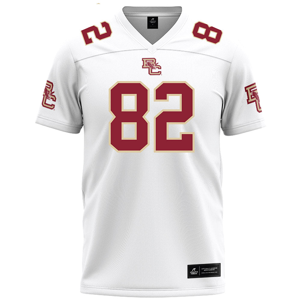 Boston College - NCAA Football : Ismael Zamor - White Football Jersey