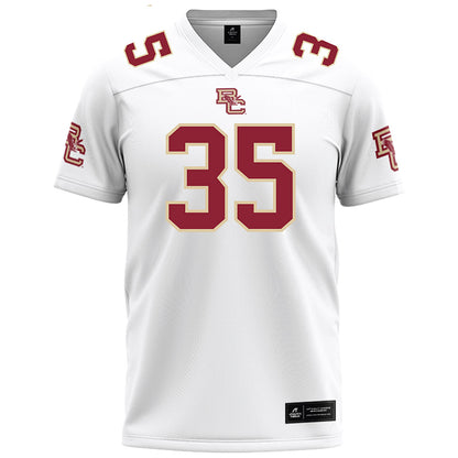 Boston College - NCAA Football : Ashton McShane - White Football Jersey