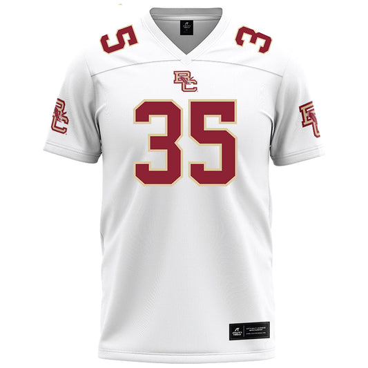 Boston College - NCAA Football : Ashton McShane - White Football Jersey