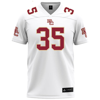 Boston College - NCAA Football : Timothy Longo - White Football Jersey-0