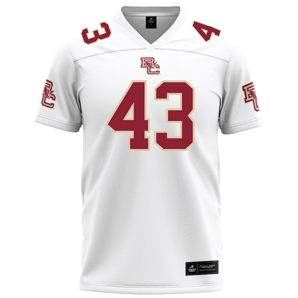 Boston College - NCAA Football : Sam Candotti - White Football Jersey