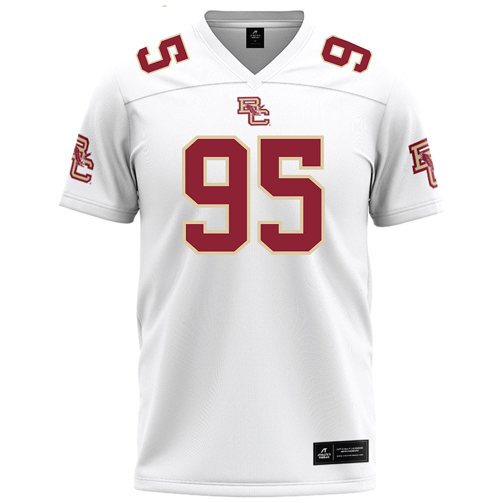 Boston College - NCAA Football : Clive Wilson - White Football Jersey