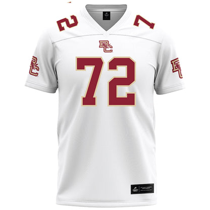 Boston College - NCAA Football : Jack Funke - White Football Jersey