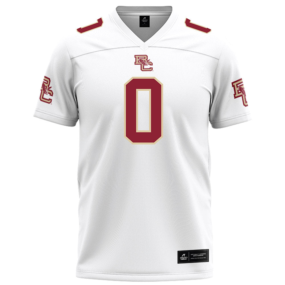 Boston College - NCAA Football : Omar Thornton - White Football Jersey-0