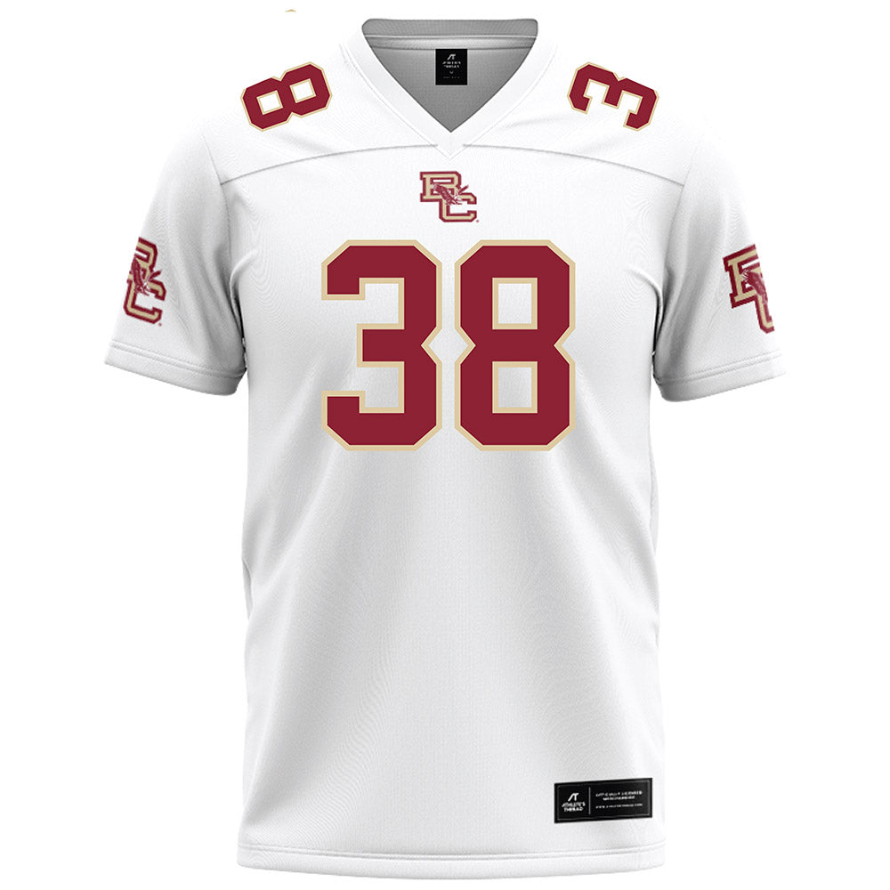 Boston College - NCAA Football : Tommy Cusick - White Football Jersey