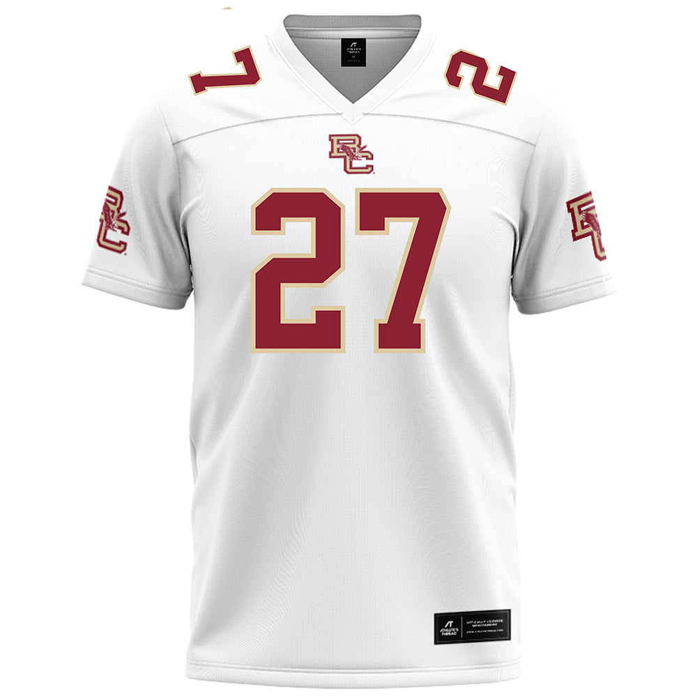 Boston College - NCAA Football : Turbo Richard - White Football Jersey