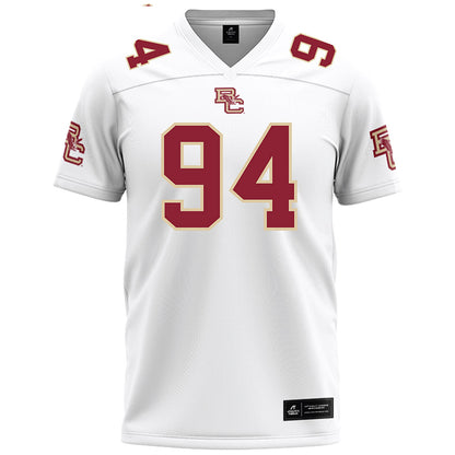 Boston College - NCAA Football : Jayzen Flint - White Football Jersey-0