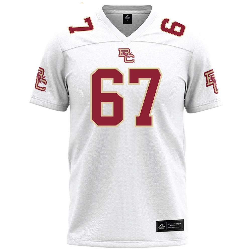 Boston College - NCAA Football : Jack Conley - White Football Jersey