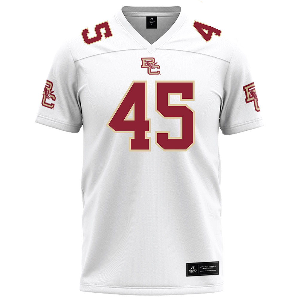 Boston College - NCAA Football : Max Tejpaul - White Football Jersey-0