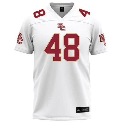 Boston College - NCAA Football : Cooper Crook - White Football Jersey