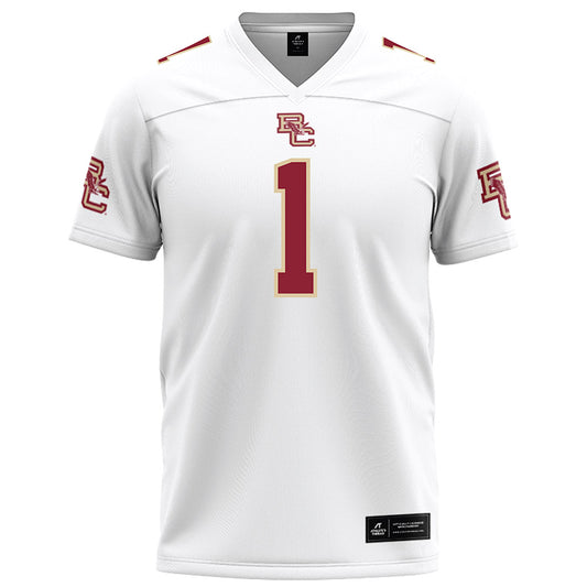 Boston College - NCAA Football : Daveon Crouch - White Football Jersey-0