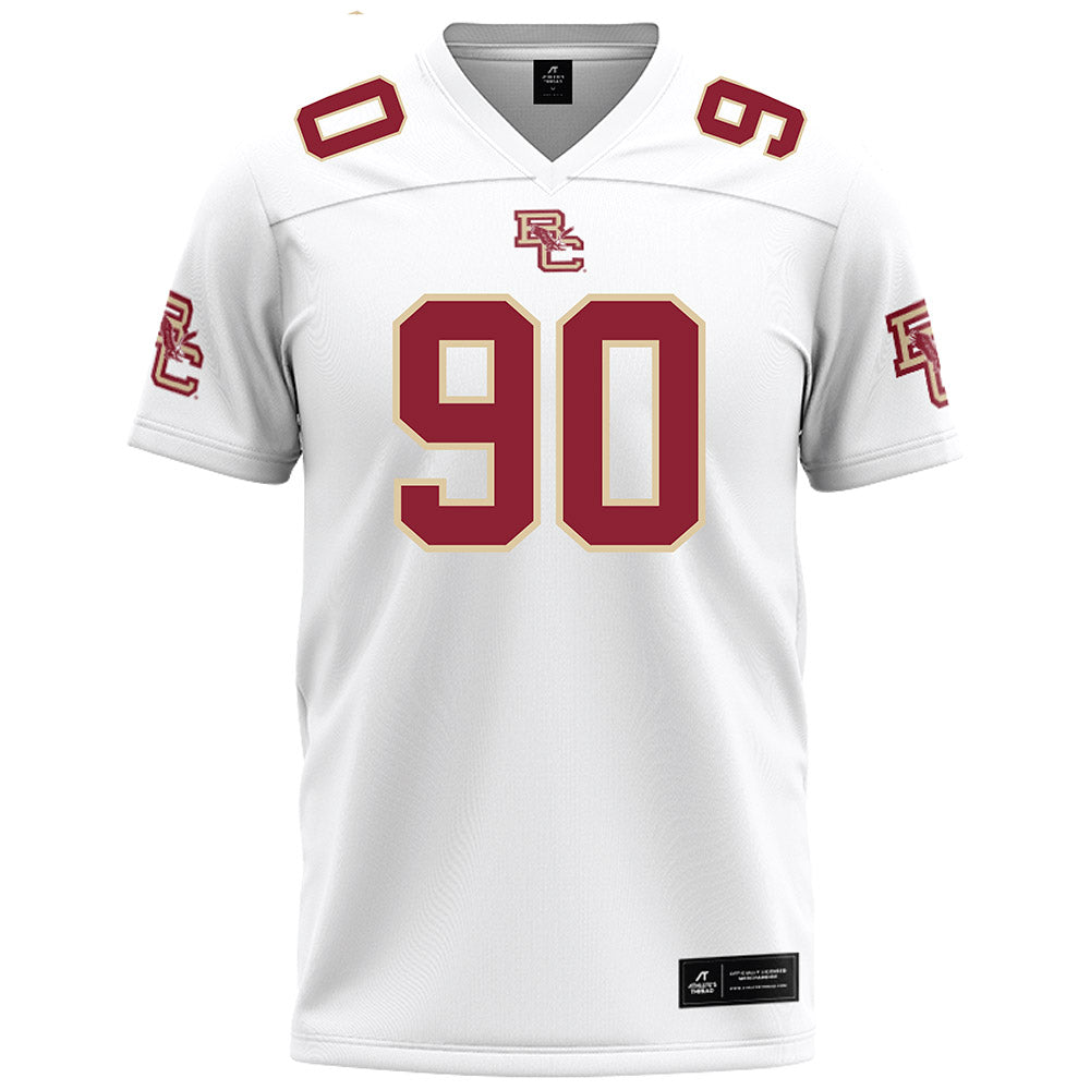 Boston College - NCAA Football : Ty Clemons - White Football Jersey