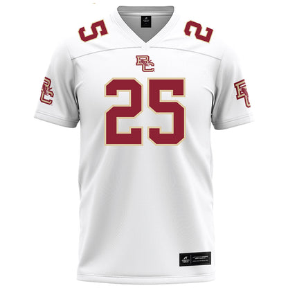 Boston College - NCAA Football : Andy Quinn - White Football Jersey-0