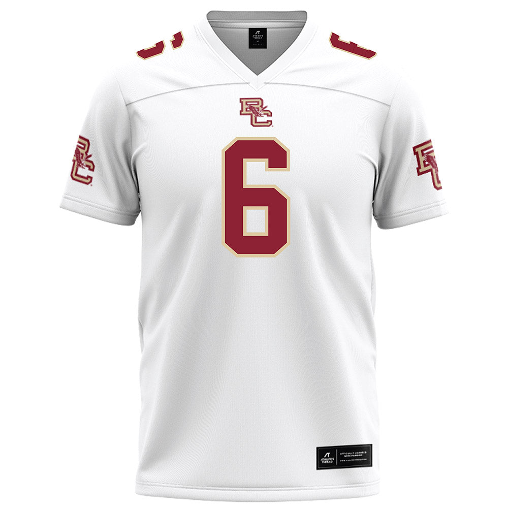 Boston College - NCAA Football : Jaedn Skeete - White Football Jersey