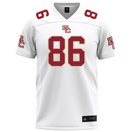 Boston College - NCAA Football : Danny Edgehille - White Football Jersey