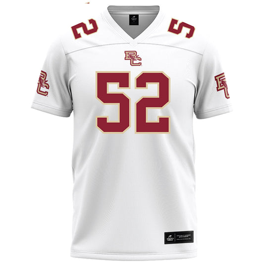 Boston College - NCAA Football : Judah Pruitt - White Football Jersey