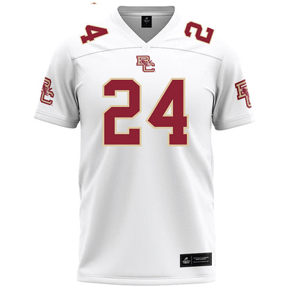 Boston College - NCAA Football : Bo MacCormack - White Football Jersey-0