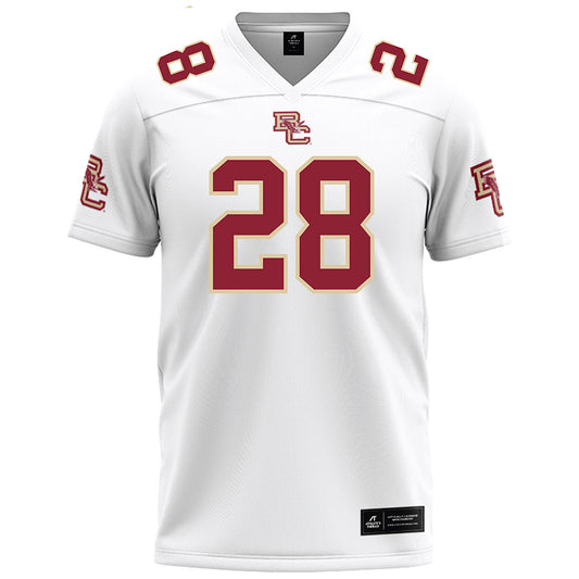 Boston College - NCAA Football : Shamus Florio - White Football Jersey-0