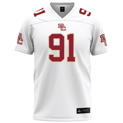 Boston College - NCAA Football : Makai Byerson - White Football Jersey-0