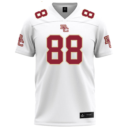 Boston College - NCAA Football : Dawson Pough - White Football Jersey-0