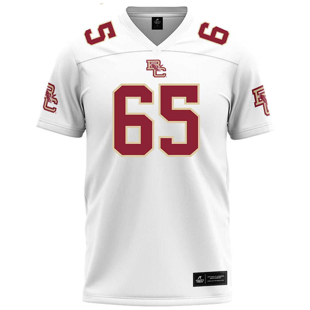 Boston College - NCAA Football : Logan Taylor - White Football Jersey