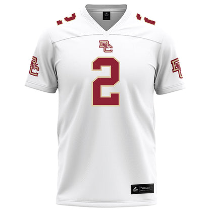 Boston College - NCAA Football : Turbo Richard - White Football Jersey-0