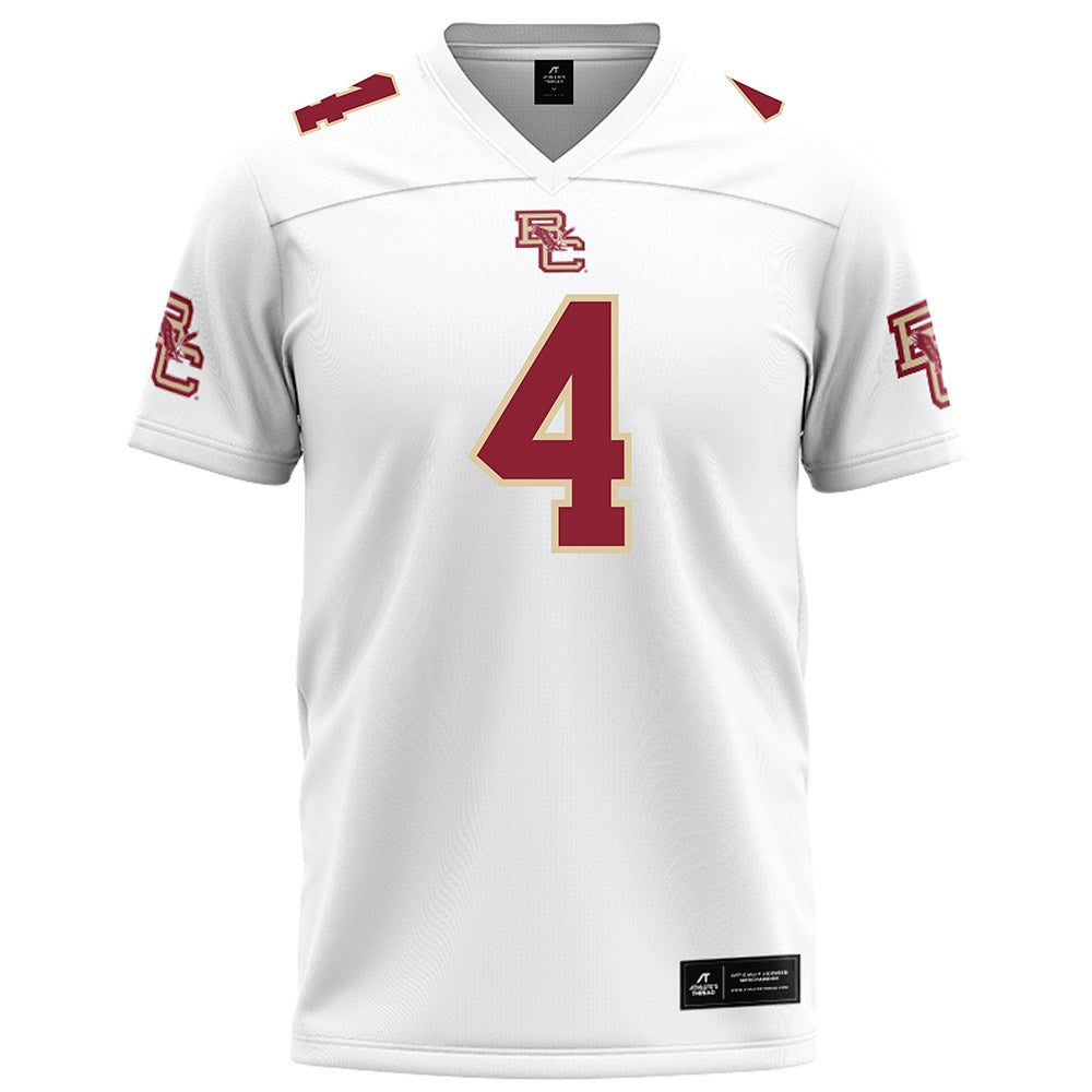 Boston College - NCAA Football : Reed Harris - White Football Jersey-0