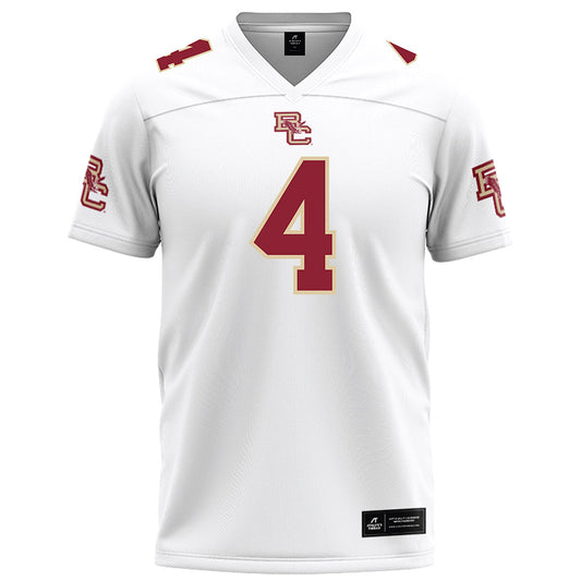 Boston College - NCAA Football : Reed Harris - White Football Jersey-0