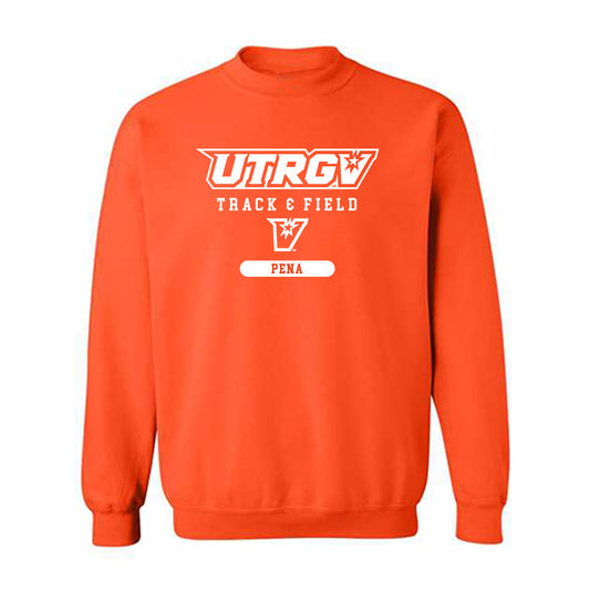 UTRGV - NCAA Women's Track & Field : Evalyn Pena - Classic Shersey Crewneck Sweatshirt-0