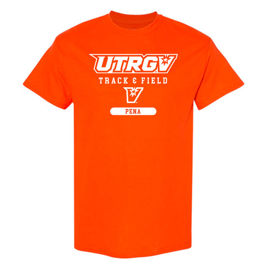 UTRGV - NCAA Women's Track & Field : Evalyn Pena - Classic Shersey T-Shirt-0