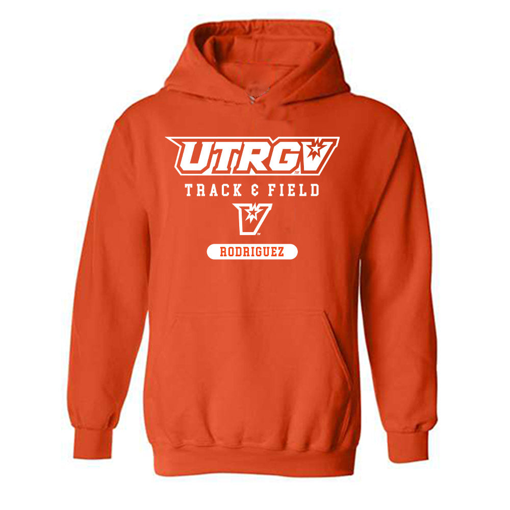 UTRGV - NCAA Men's Track & Field : Roehl Rodriguez - Classic Shersey Hooded Sweatshirt-0