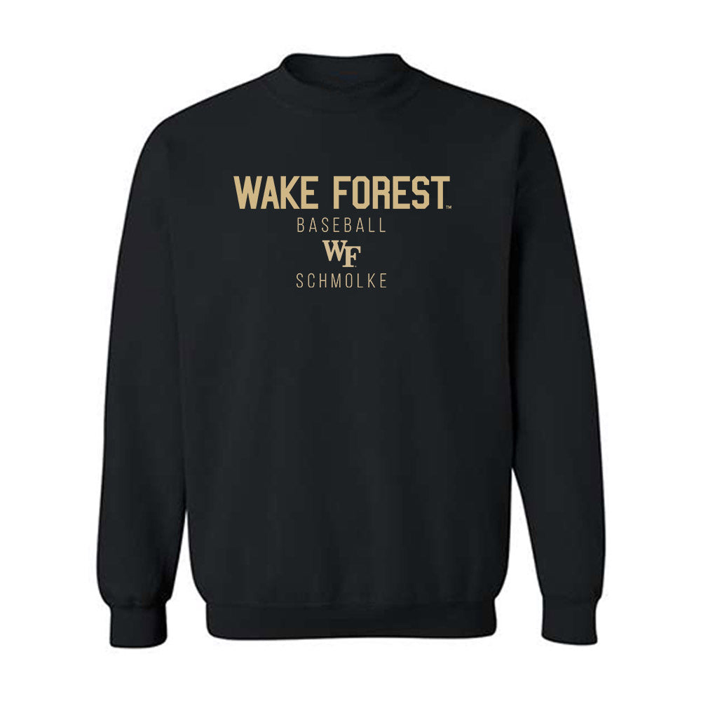 Wake Forest - NCAA Baseball : Luke Schmolke - Classic Shersey Crewneck Sweatshirt-0