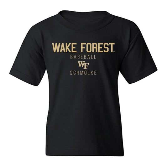 Wake Forest - NCAA Baseball : Luke Schmolke - Classic Shersey Youth T-Shirt-0