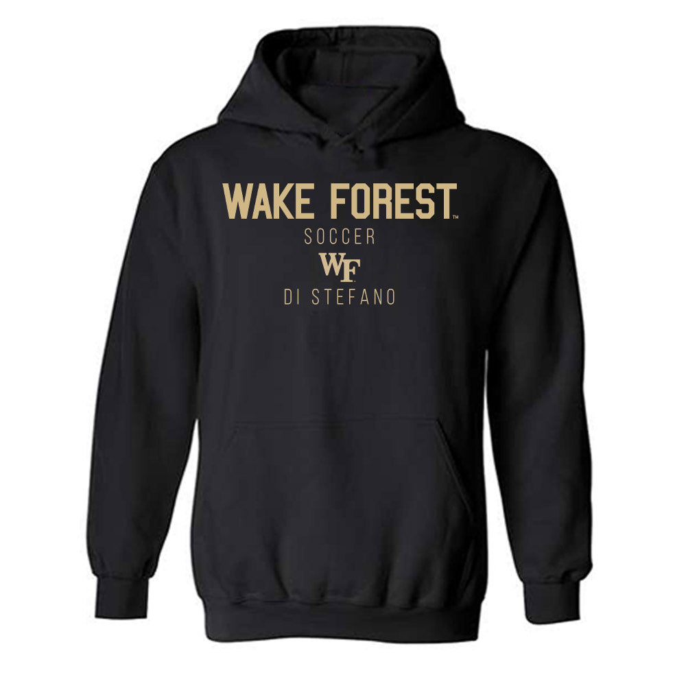 Wake Forest - NCAA Men's Soccer : John Di Stefano - Classic Shersey Hooded Sweatshirt-0