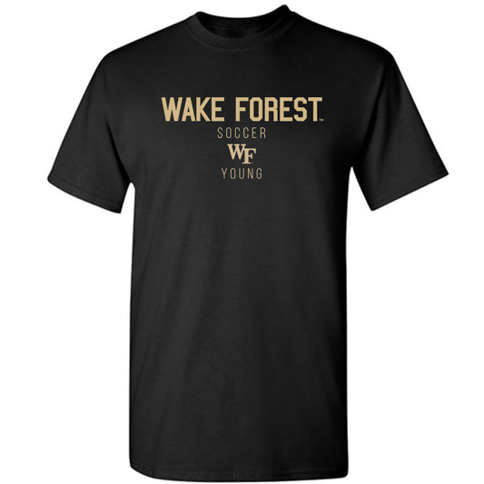 Wake Forest - NCAA Men's Soccer : Chandler Young - Classic Shersey T-Shirt-0