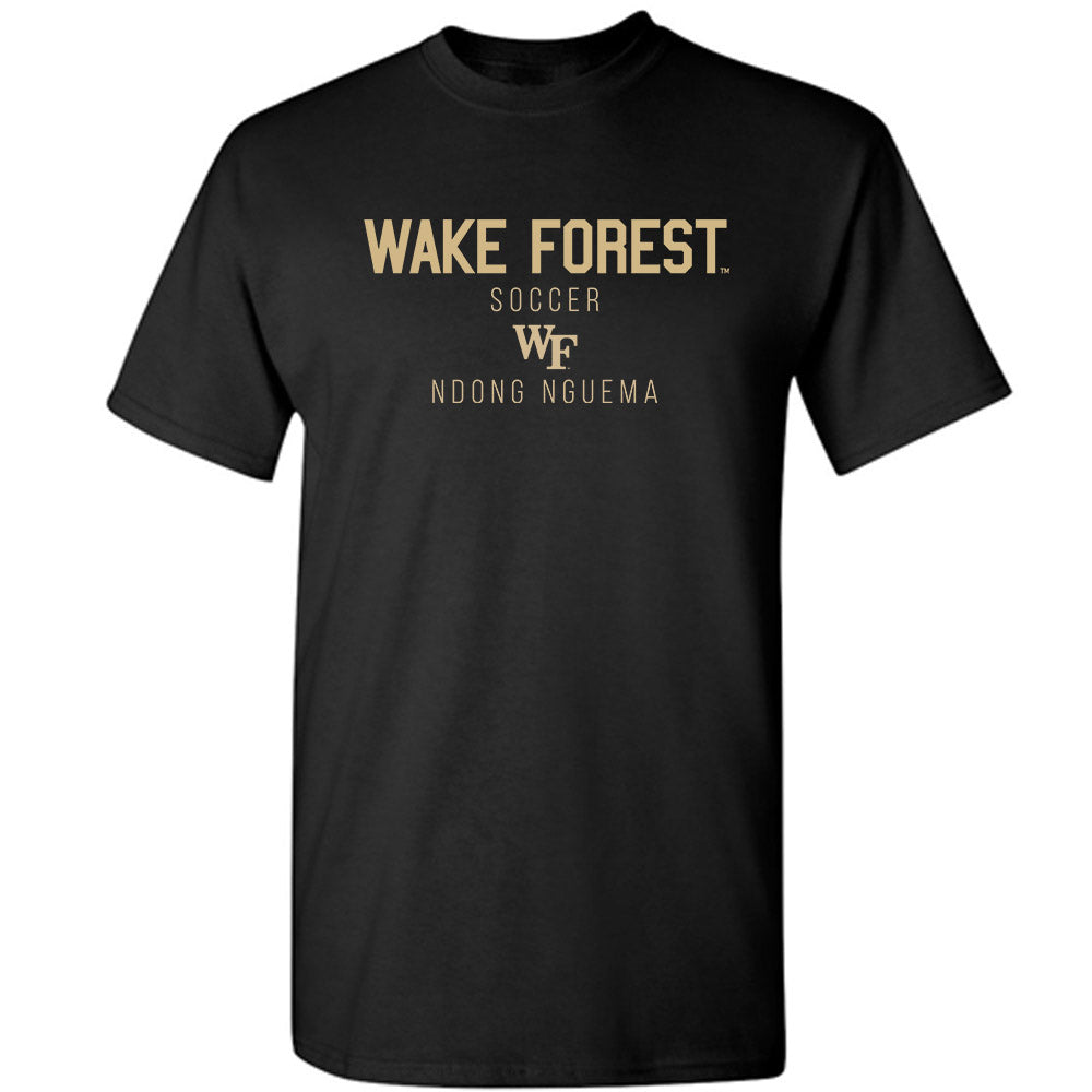 Wake Forest - NCAA Men's Soccer : David Ndong Nguema - Classic Shersey T-Shirt-0