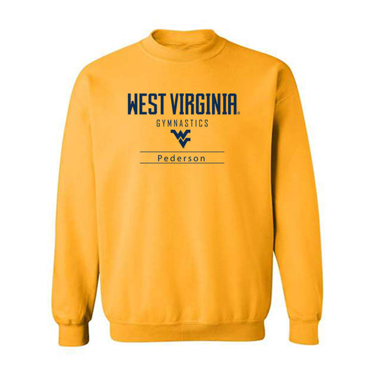 West Virginia - NCAA Women's Gymnastics : Auden Pederson - Classic Shersey Crewneck Sweatshirt-0