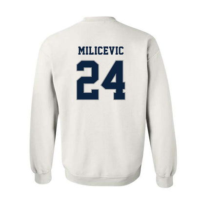 Xavier - NCAA Men's Basketball : Jovan Milicevic - Classic Shersey Crewneck Sweatshirt-1