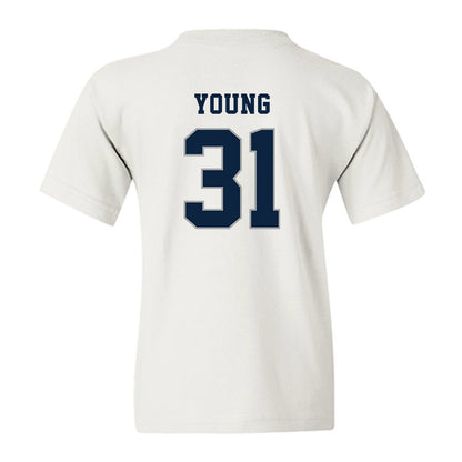 Xavier - NCAA Baseball : Joey Young - Classic Shersey Youth T-Shirt-1