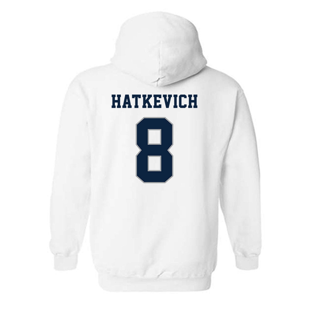 Xavier - NCAA Women's Volleyball : Macy Hatkevich - Classic Shersey Hooded Sweatshirt-1