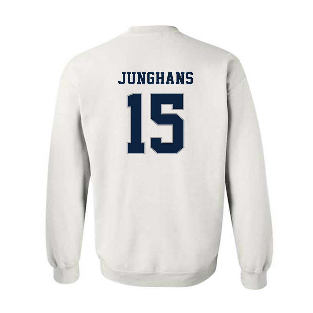 Xavier - NCAA Baseball : Alex Junghans - Classic Shersey Crewneck Sweatshirt-1