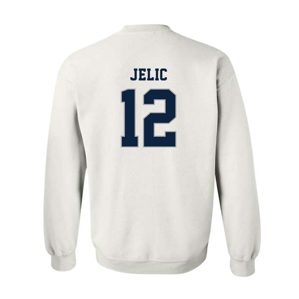 Xavier - NCAA Baseball : Jason Jelic - Classic Shersey Crewneck Sweatshirt