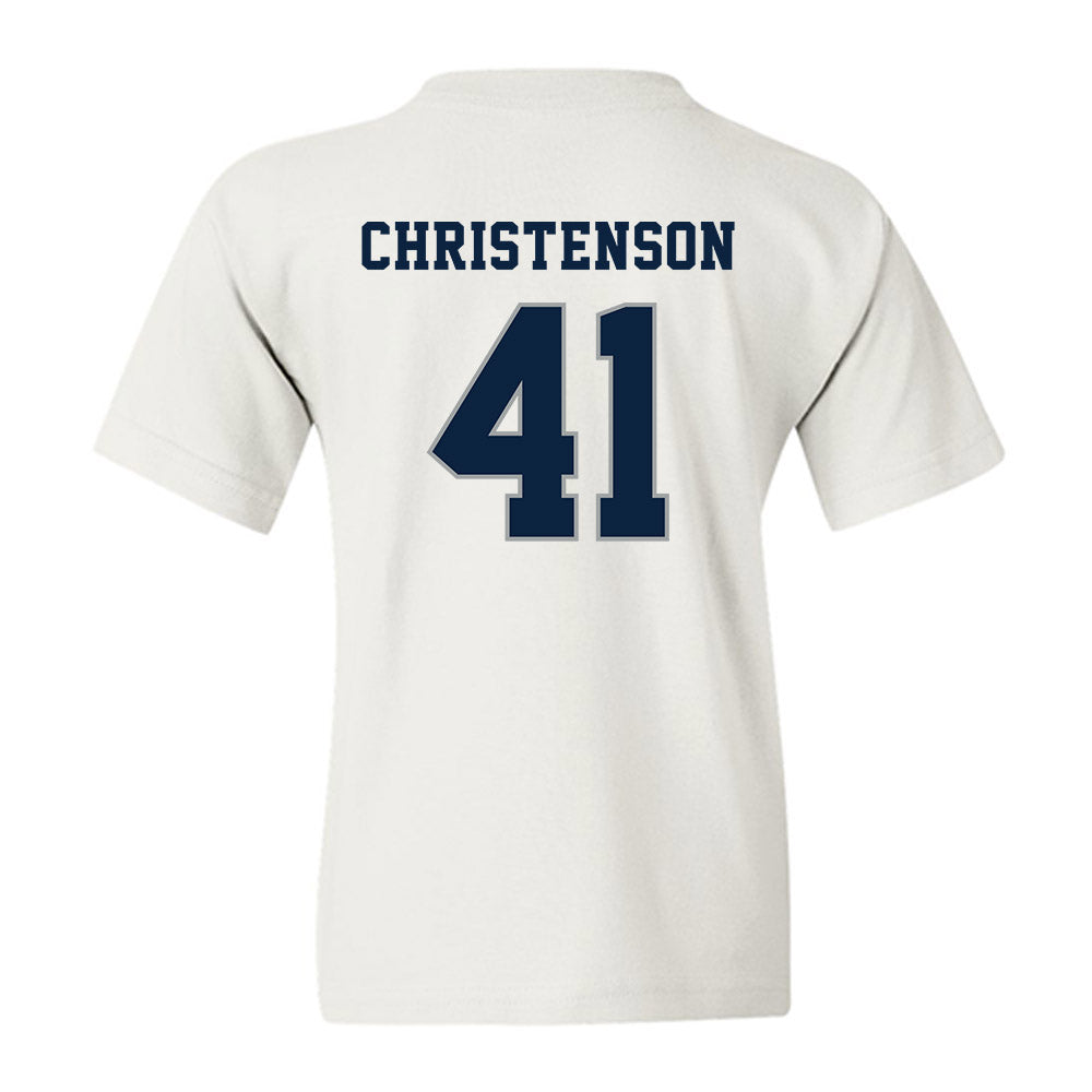 Xavier - NCAA Baseball : Carter Christenson - Classic Shersey Youth T-Shirt-1