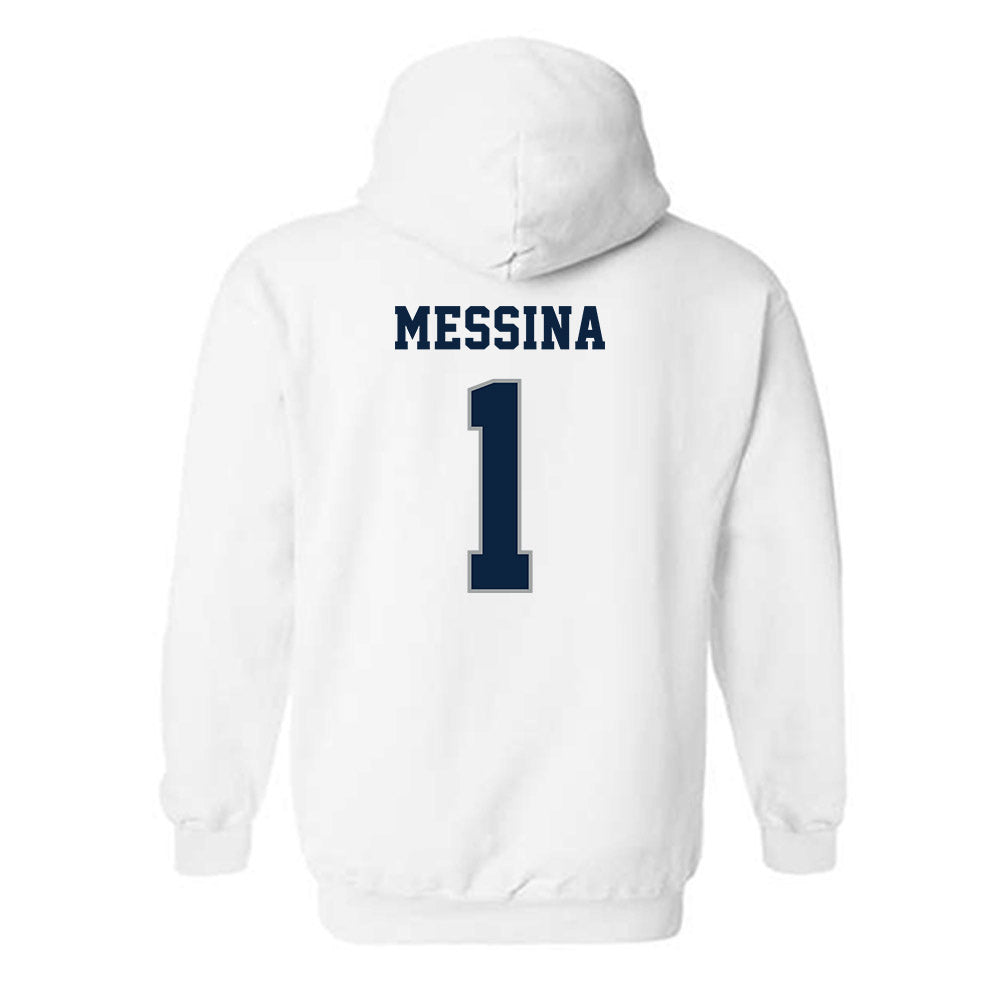 Xavier - NCAA Men's Basketball : Malik Messina - Classic Shersey Hooded Sweatshirt-1